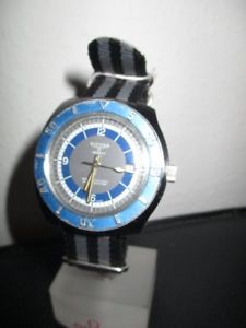 【送料無料】sicura breitling taucheruhr diver blau 21 jewels handaufzug date 44 mm 70er