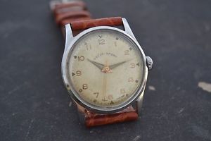 【送料無料】rare revue sport mens vintage watch uhr waterproof 33,5mm very fine movement