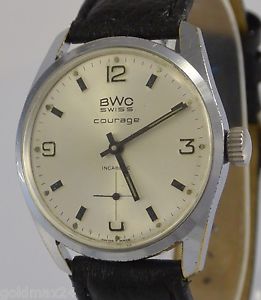 【送料無料】bwc courage incabloc herrenuhr handaufzug