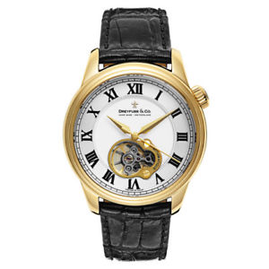 【送料無料】dreyfuss 1925 open heart mens automatic watch dgs0009201｜hokushin
