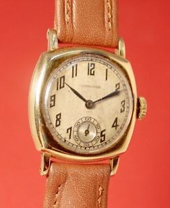 【送料無料】longines vintage deco era solid gold cushion case 53,988円