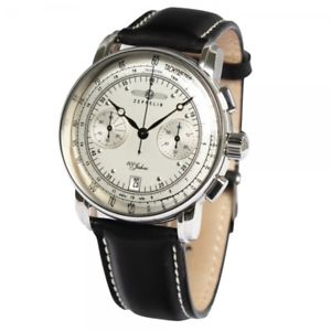 【送料無料】zeppelin herrenuhr chronograph serie 100 jahre zeppelin 76701