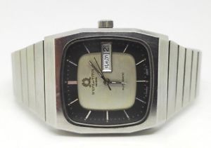 【貨物輸送無料】vintage mens automatic solvil et titus geneve mod315008 arabiceng date watch 腕時計-男女兼用腕時計