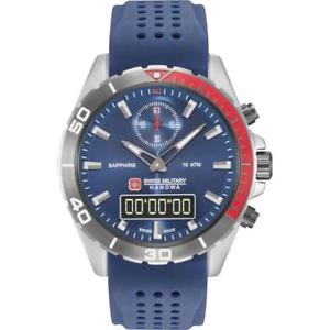 【送料無料】swiss military hanova mens multimission 44mm quartz watch 064298304003