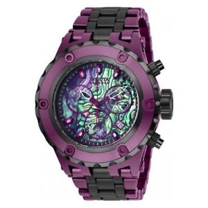 【貨物輸送無料】invicta mens reserve quartz chronograph stainless steel watch 25912