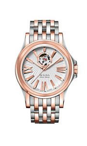 【貨物輸送無料】bulova mens kirkwood swiss automatic stainless steel casual watch 65a105