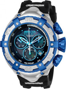 【貨物輸送無料】invicta mens bolt chrono 500m mother of pearl s steel silicone watch 21350