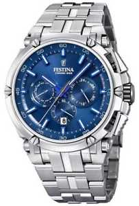 【貨物輸送無料】festina mens chronobike 2017 stainless steel blue f203273 watch  8