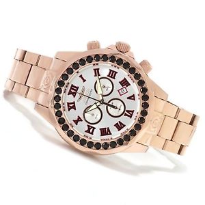 【貨物輸送無料】invicta mens grand diver limited swiss blk spinel accent rose gold watch 14537