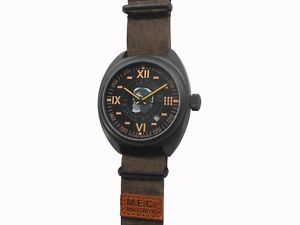 【貨物輸送無料】orologio uomo automatico vintage acciaio militare subacqueo sportivo teschio