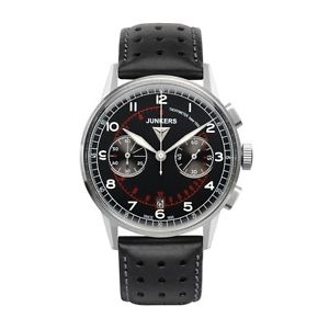【貨物輸送無料】junkers g38 quarz, 69702, chronograph, schwarz 腕時計-男女兼用腕時計