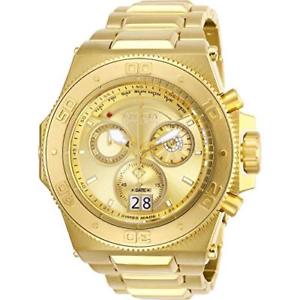 【送料無料】invicta mens akula quartz chronograph gold stainless steel watch 26052 59,988円