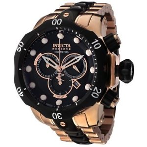 【貨物輸送無料】invicta mens 5728 reserve collection ionplated and rose goldtone chrono watch