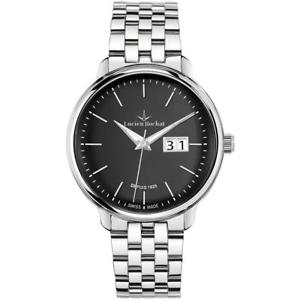 【貨物輸送無料】orologio uomo lucien rochat granville r0453106002 acciaio nero swiss made