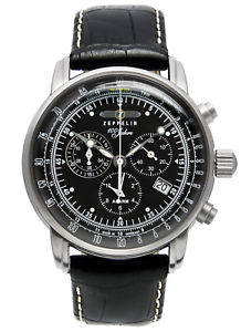 【送料無料】zeppelin graf zeppelin chronograph herrenuhr chrono 76802