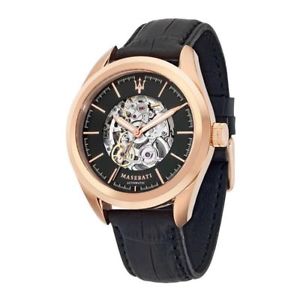 【貨物輸送無料】orologio automatico maserati traguardo r8821112001 cassa acciaio pvd rose 腕時計-男女兼用腕時計