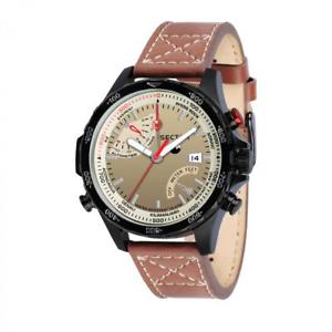【貨物輸送無料】orologio tempo e data uomo sector master r3251507001 marrone nuova collezione 腕時計-男女兼用腕時計