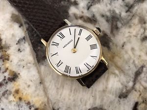 【送料無料】nice clean vintage ladies movado 14k yg watch｜hokushin