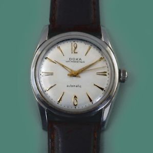 【送料無料】vintage 1950s doxa all stainless adjusted automatic movement watch｜hokushin