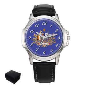 【送料無料】australia coat of arms gents mens wrist watch gift engraving