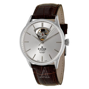 【貨物輸送無料】nib edox les vauberts automatic watch, 850103bain, msrp 2850 10 pics