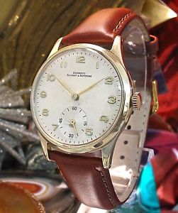 【貨物輸送無料】duomatic ollivant amp; botsford  working watch 9 k gold made 1979 one year warranty