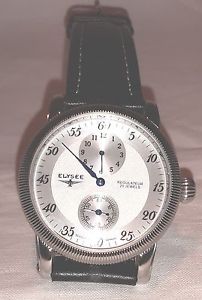 【送料無料】elysee regulateur 80268 automatic glasboden edelstahl 39mm sammlernachlass｜hokushin