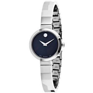 【送料無料】movado womens novella swiss quartz stainless steel watch 607109