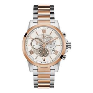 【貨物輸送無料】ギガサイクル mens ギガサイクル esquire 42粍 two tone steel bracelet quartz analog watch y08008g1