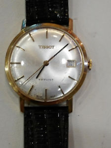 【送料無料】tissot stylist carica manuale in oro giallo 18kt usato , anni 60