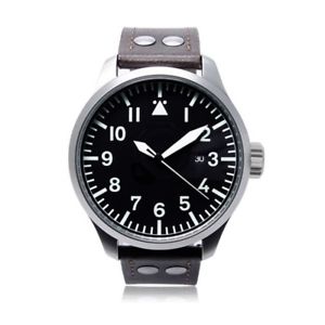 【送料無料】aristo 3h109, fliegeruhr, automatik, 47 mm