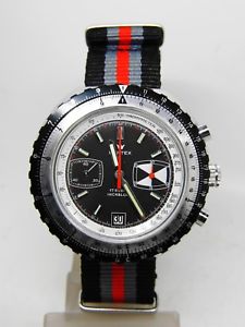 【送料無料】montre chronographe partex mouvement 7734,vintage chrono vers 1970