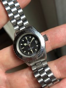 【送料無料】vintage titus calypsomatic automatic ladies diver watch eta 2651 25mm steel｜hokushin