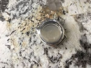 【送料無料】nos vintage gallet chronograph ss case for part