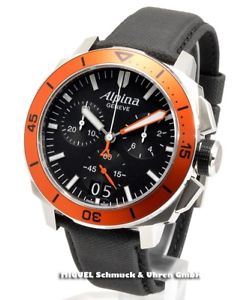 【送料無料】alpina seastrong diver 300 chronograph big date neu herrenuhr｜hokushin