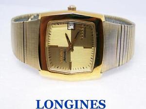 【送料無料】14k gold plated longines 5 star admiral mens automatic date watch* exlnt cond 111,990円