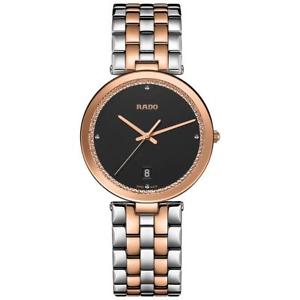 【送料無料】rado womens florence 38mm two tone steel bracelet quartz watch r48869173