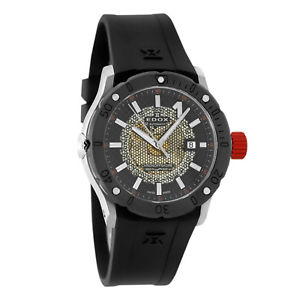【送料無料】edox mens 500m diver chronshore1 automatic watch 80099 3r nin helium valve