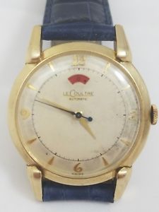 【送料無料】lecoultre power reserve automatic goldfilled wrist watch