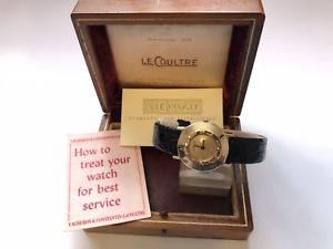 【送料無料】14 kt solid yellow gold vintage lecoultre wristwatch