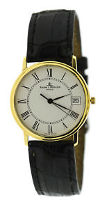 【送料無料】baume amp; mercier classima 14k yellow gold watch 95712