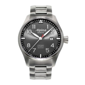 【貨物輸送無料】alpina startimer pilot sunstar al525gb4s6b gents 44粍 automatic date watch