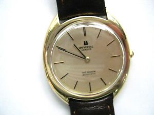 【送料無料】universal geneve gilt shadow microrotor 266