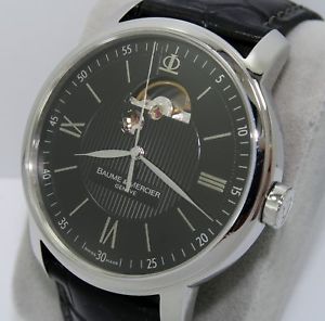 【送料無料】neues angebotmens baume amp; mercier classima 65558 automatic 42mm stainless see thru watch