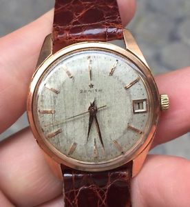 【送料無料】zenith oro rosa 750 18kt rose gold manuale manual 35 mm solo tempo 276,980円