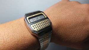 【送料無料】vintage nos 1970s pulsar y7395019 calculatoralarm watch