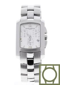 【送料無料】baume amp; mercier hampton milleis xl chronograph quartz 455 x 30 mm
