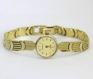 【送料無料】ladies vintage geneve watch all 14k yellow gold link bracelet 23gm 133,490円
