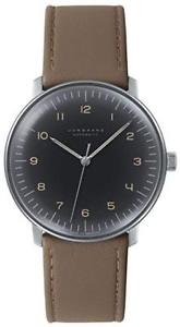 【送料無料】authorized dealer junghans 027340100 max bill automatic brown leather watch