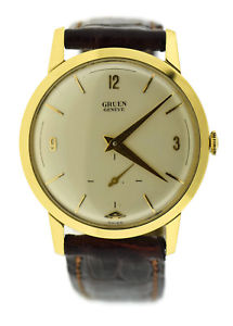 【送料無料】gruen cal 422 18k yellow gold watch